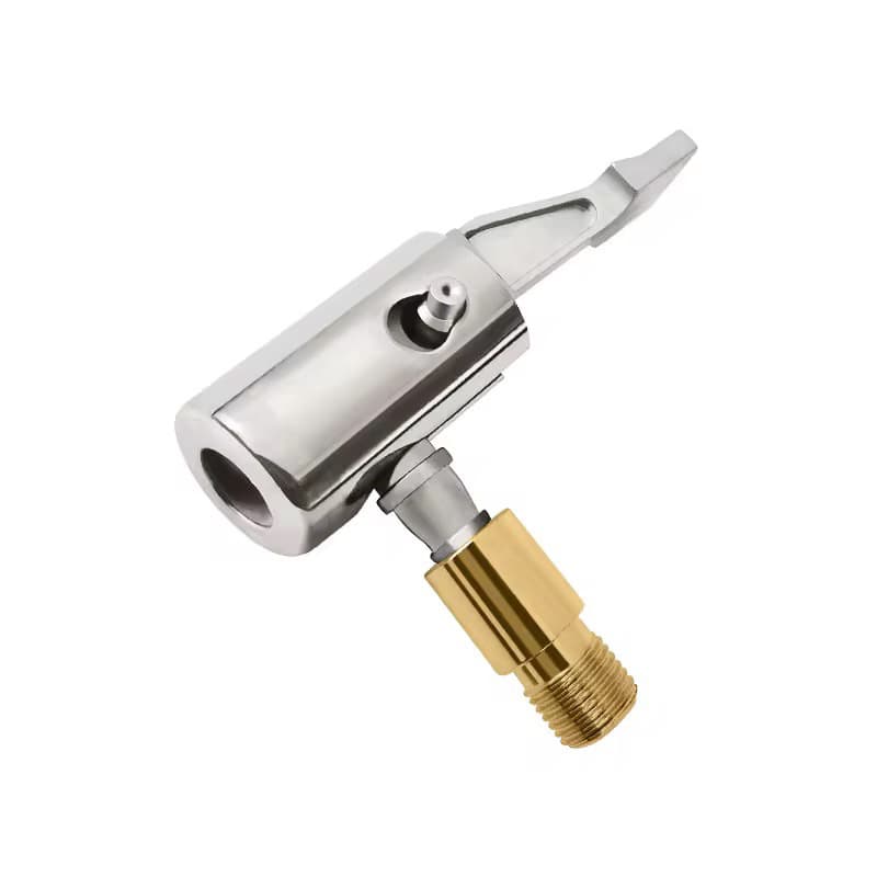 Kit 1/2/3 Bico Inflador Com Presilha De Ar Para Pneu De Carro Bicicleta Adaptador Da Válvula Bomba