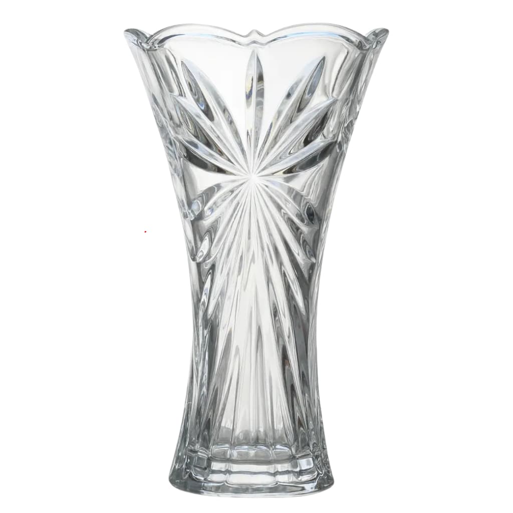 VASO DE VIDRO DECORATIVO COM 23CM ROYALE