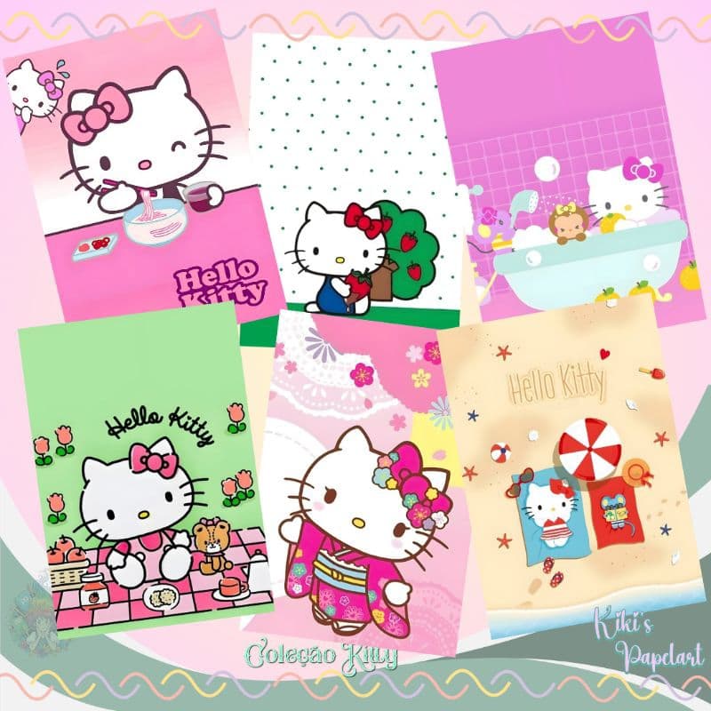 Papéis de Carta -  Coleção Hello Kitty