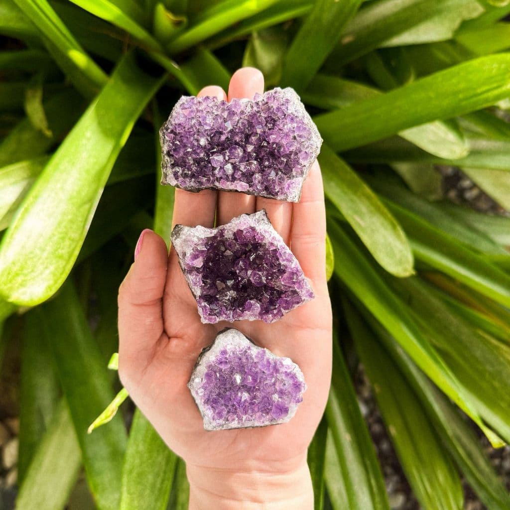 DRUSA DE AMETISTA BRUTA - PEDRA DA SABEDORIA - Qualidade Normal - Cristal Pedra Bruta Natural