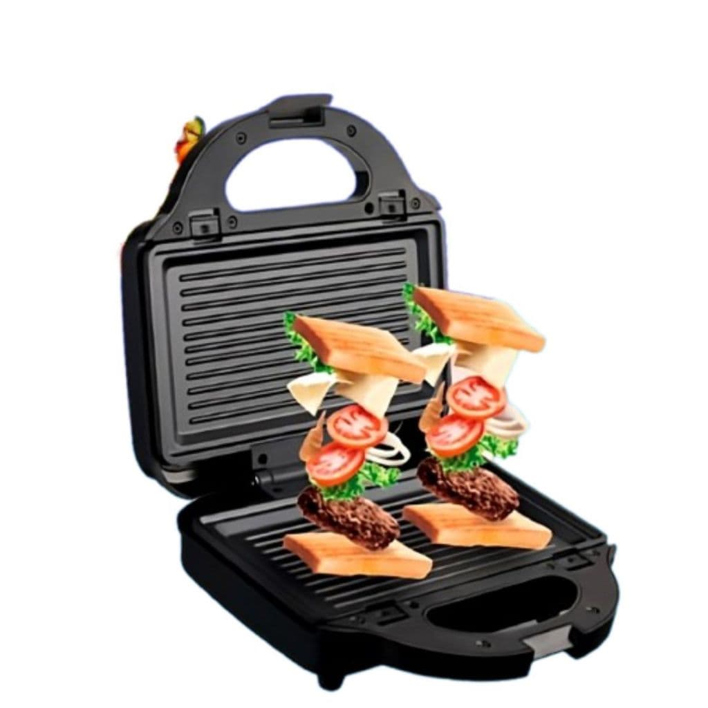 Sanduicheira Elétrica Compacta 3 Em 1 Sanduíches Waffles Carnes LCK.XHL_ELETRONICOS