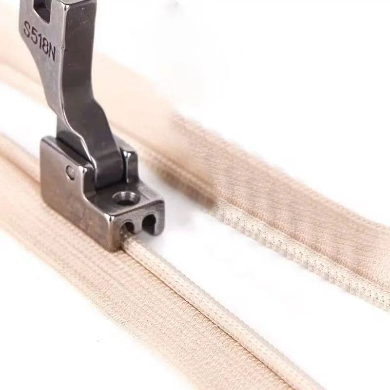 Calcador Ziper Invisível Estreito Máquina Reta Industrial S518N