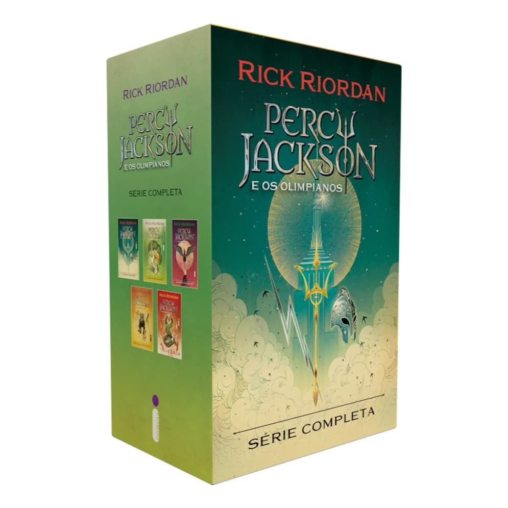 Box Percy Jackson E Os Olimpianos Rick Riordan -nova Edição