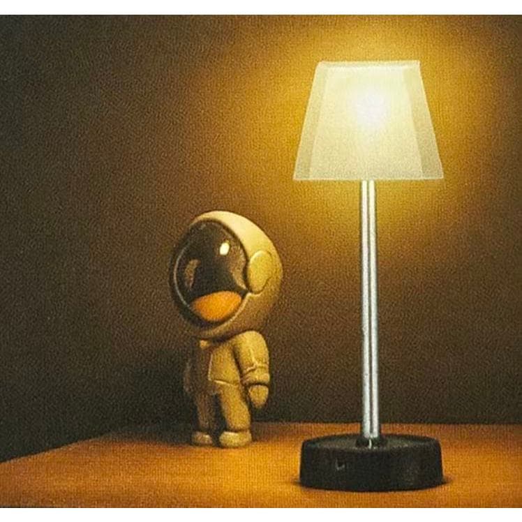 abajur recarregável telescópico touch luminária retrátil em aço luz led branco ajustável usb