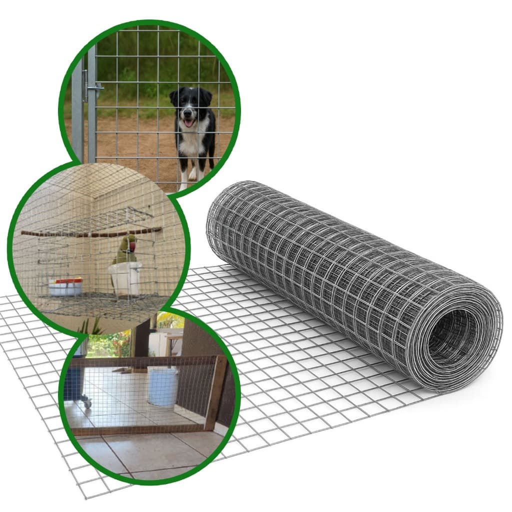 Tela Proteção Quadrada Soldada De Pets Portões Cercas - 3m X 0,50m