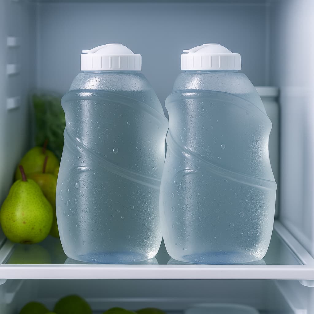 2 Garrafa De Água Jarra Suco Geladeira Tampa Higiênica 2 Litros Grande