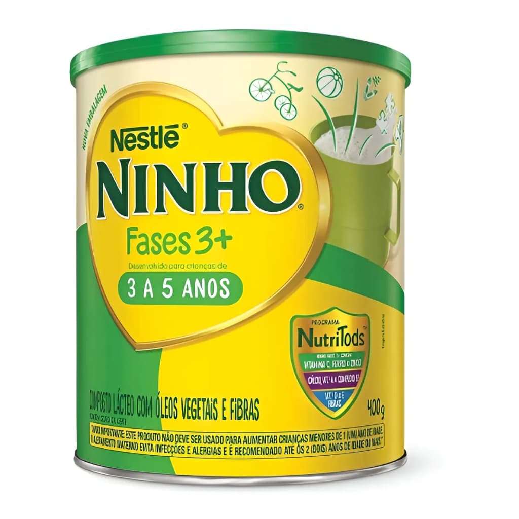 Ninho 3+ Prébiotico 800g – Fórmula Infantil para Crianças de 3 a 5 Anos