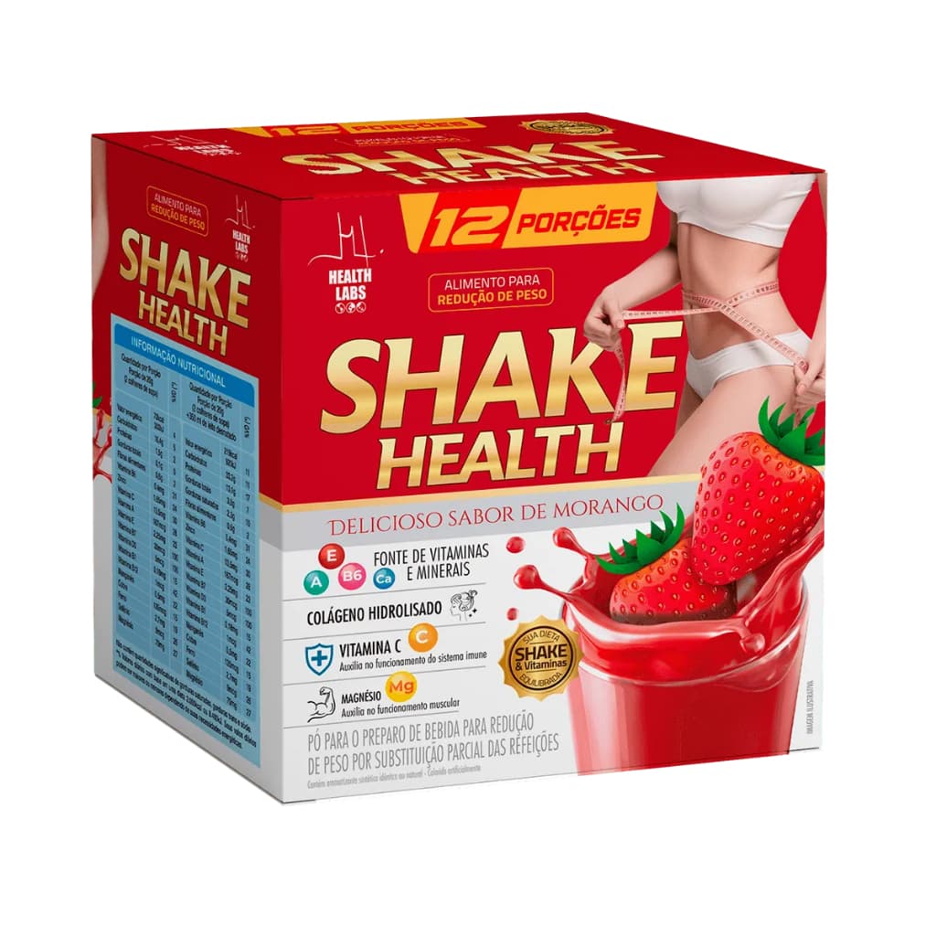 Shake Health Lab 240g - Shake para dietas rico em proteína e vitaminas