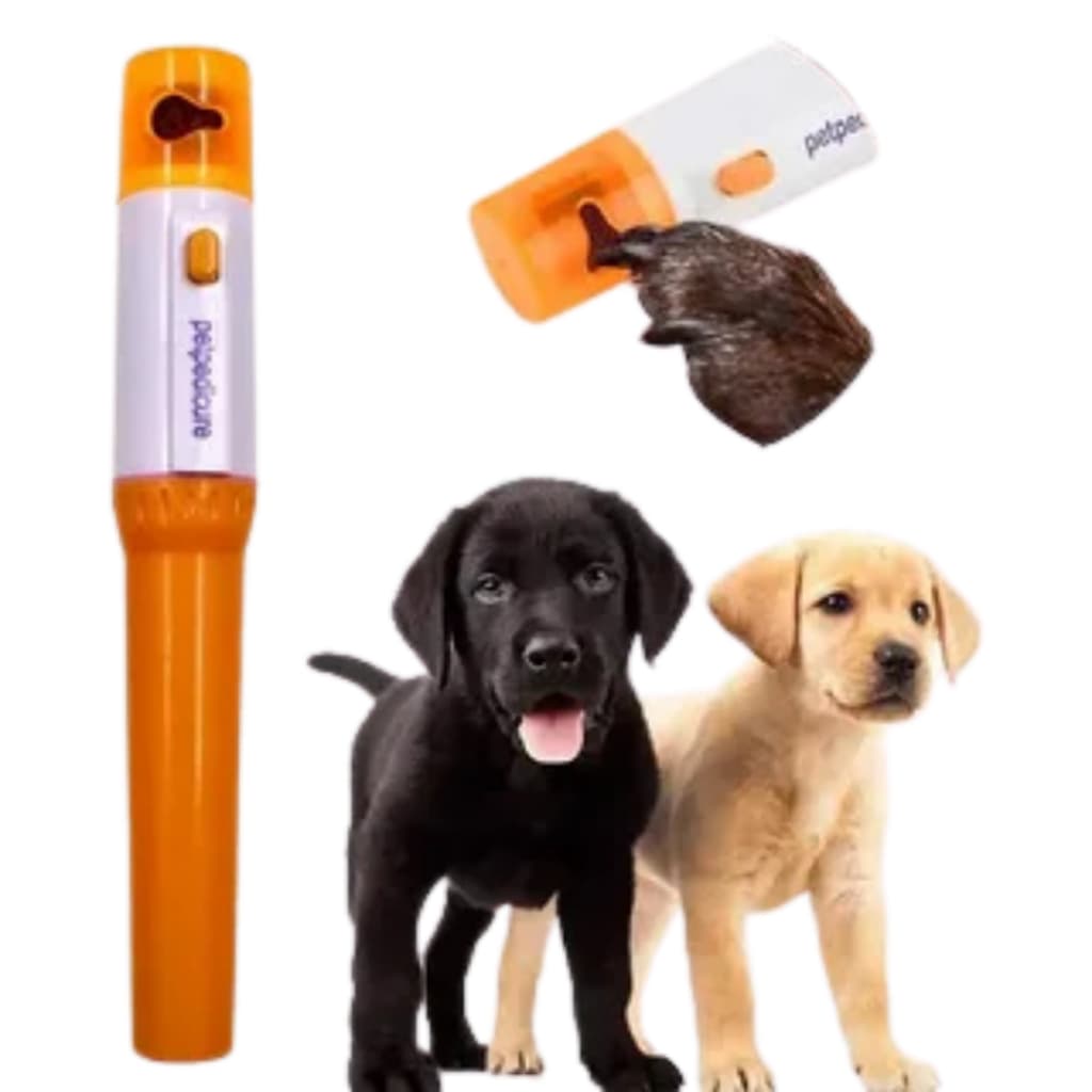 Lixa Elétrica para Unhas de Cães e Gatos + 3 Lixas Refil