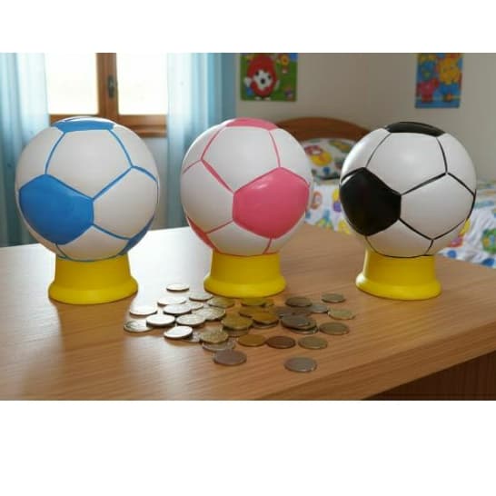 Cofrinho cofre de bola 3d em cerâmica cofrinho porta moedas decoração Promoçao Mais Vendido