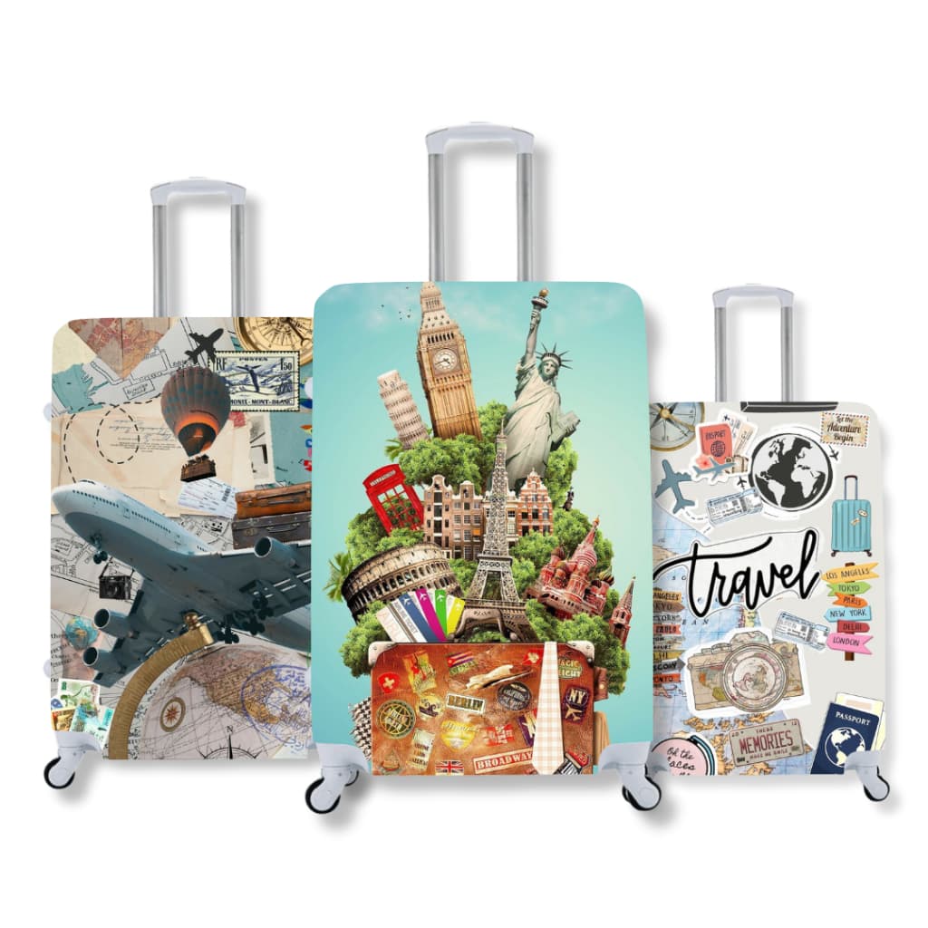 Capa De mala Protetora Elástica Personalizada Bagagem Viagens