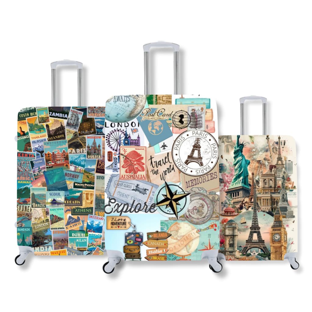 Capa De mala Protetora Elástica Personalizada Viagens