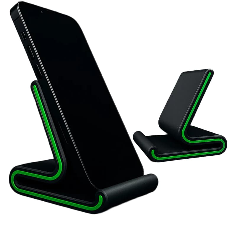 Suporte Para Celular De Mesa Universal 3D - Preto