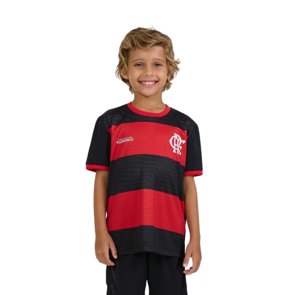 Camiseta Flamengo Infantil Emoção Braziline
