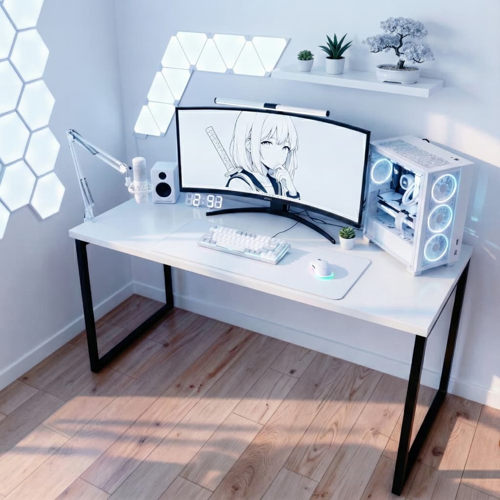 Mesa Escrivaninha Industrial Diretor Ferro E Madeira 1,20m Gamer Pinterest