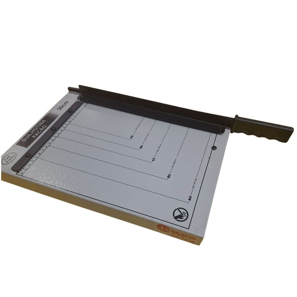 Guilhotina Facão em Aço Corta Papel 30cm A4 15 folhas simutâneas
