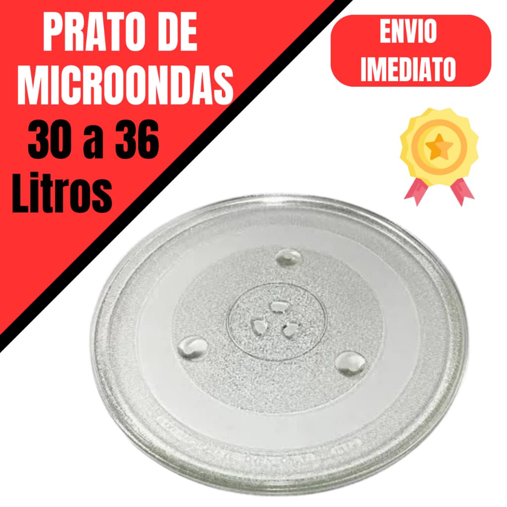 Prato Micro-ondas Electrolux Brastemp Mec41 Bms45 31 Litros