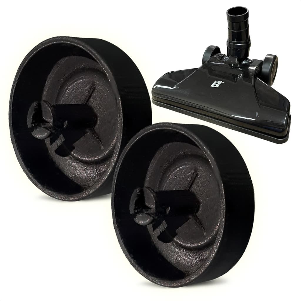 Par 2 Rodinha Roda Aspirador De Pó Compativel Britania Bas1295p