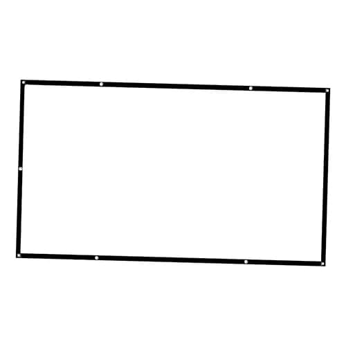 Tela de Projeção para Projetor de Imagem na Parede – Matte White 72” 84” 100” 120” Full HD / 4K