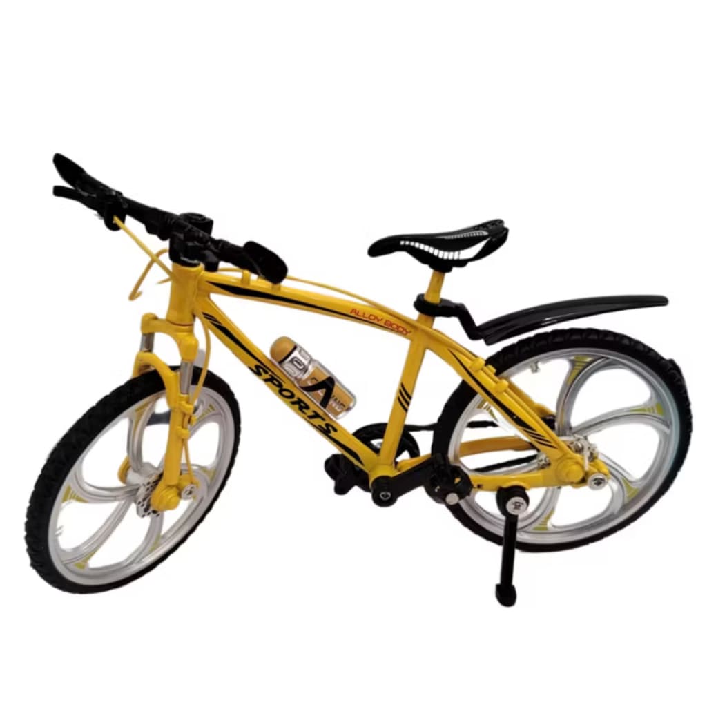 Bicicleta Paralama Miniatura Metal Mountain Bike Brinquedo Retro Speed MTB