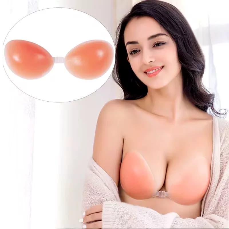 Sutiã Adesivo de Silicone Invisível Aumenta E Levanta Seios  atacado reunir-se  Remendo no peito pastéis mamilo