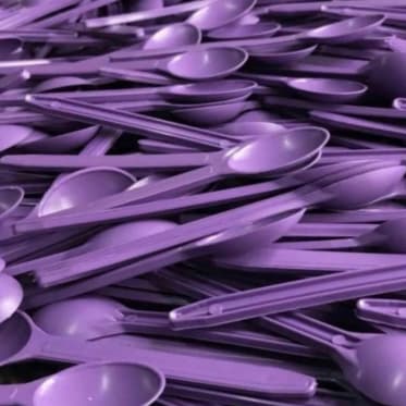 Kit 100, 200 ou 300 Colheres Descartável Reforçado Para Açaí Sorvete Gelato