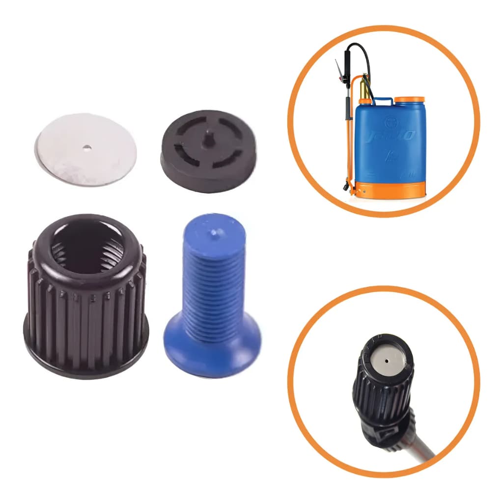 Bico Completo JD-12 para Pulverizador Costal Pjh ou Xp 20 Litros Jacto e Brudden SS5 litros e S12