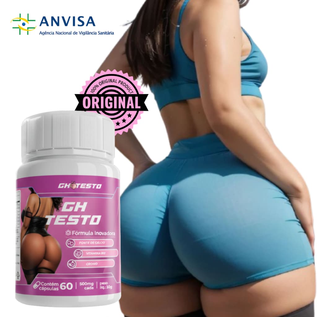 GH TESTO – Acelera o Crescimento do Bumbum + Pernas Definidas em Pouco Tempo