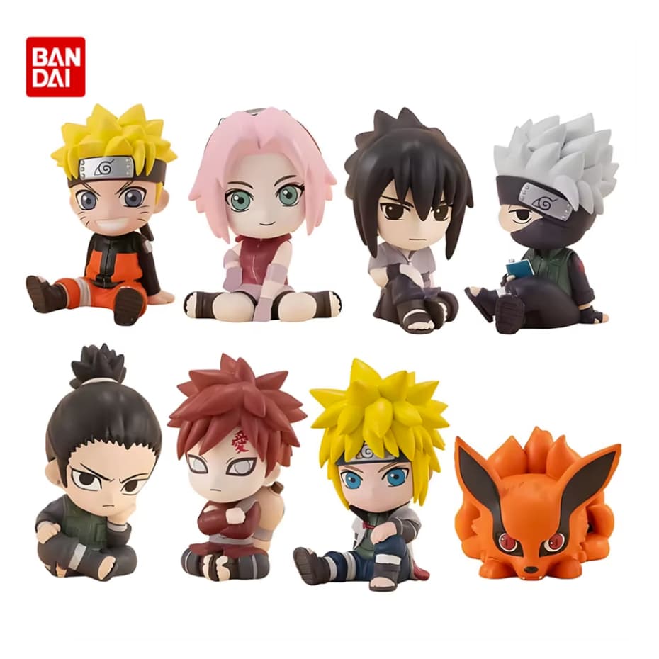 Action Figure Naruto Kakashi Itachi Uchiha Sasuke Figuras de Ação Brinquedos Anime Shikamaru Sakura