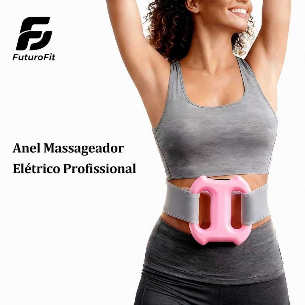 Massageador Vibratório Portátil Recarregável | Cinta para Cintura/Perna/Glúteo | FuturoFit