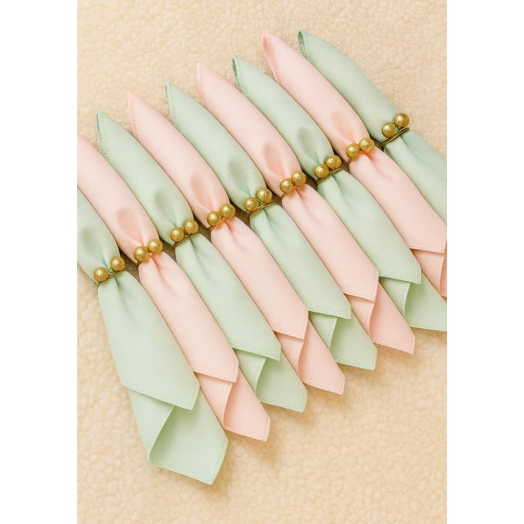 Kit com 60 Guardanapos oxford 35cm x 35cm Diversas cores Oxford Premium Pano prato mesa posta