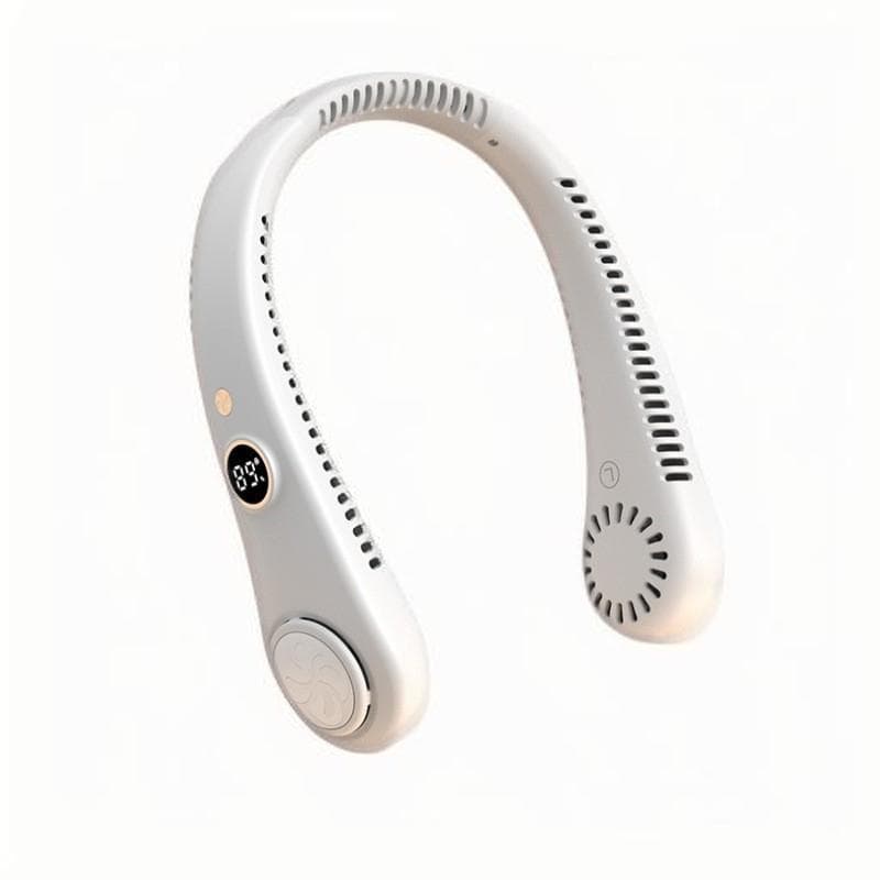 Ventilador De Resfriamento Design Recarregável De Pescoço Sem Lâmina Confortável De Usar 5 Velocidade F8