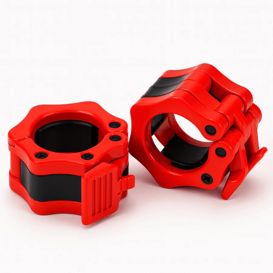 Par de Presilhas 25mm Barra de Academia Musculação-Clip Trava Rápida Jaw Lock Halter Pequeno 2,5cm