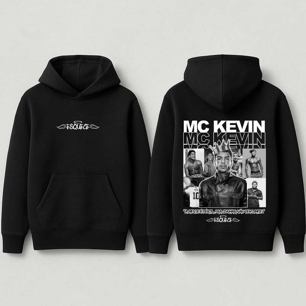 Moletom Blusa De Frio Mc Kevin Esquece Homenagem