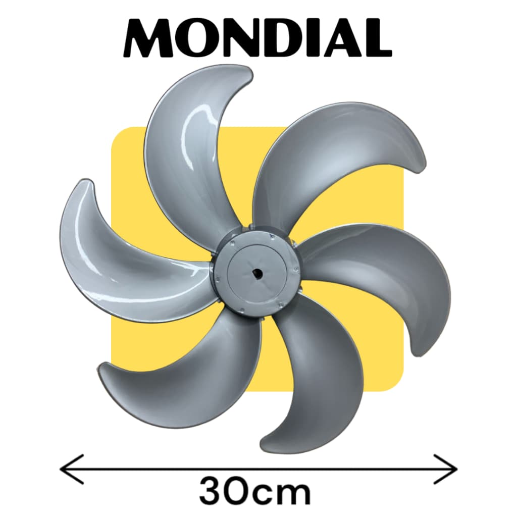 Helice para Ventilador Mondial 6 Pás 30cm