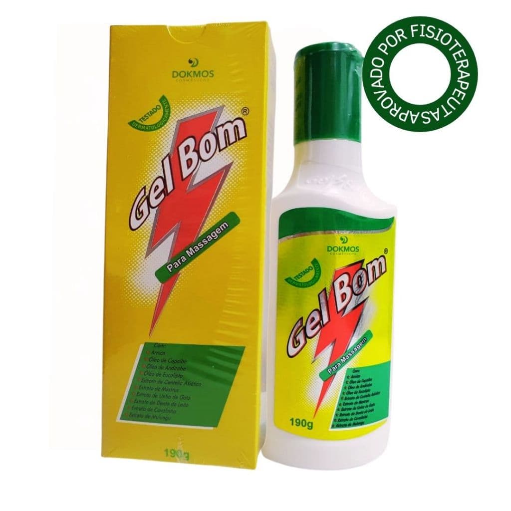 Creme para Massagem 190gr GEL BOM - o melhor em alivio da dor