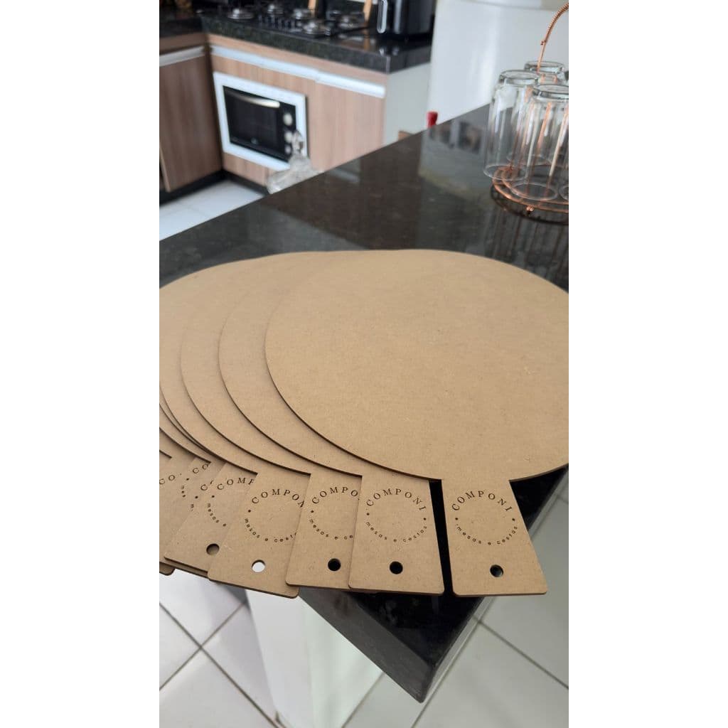TÁBUAS DE FRIOS MDF 3M COR CRUA KIT 10 UNIDADES GRAVAÇÃO COM SUA LOGO OU NOME