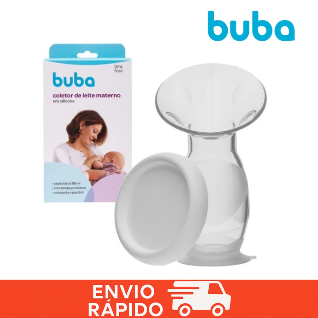 Coletor De Leite Materno Em Silicone Com Ventosa Bomba de tirar leite Buba