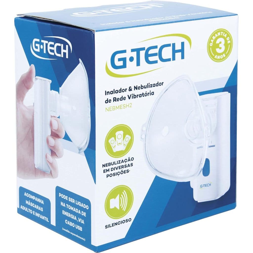 Inalador e Nebulizador de Rede Vibratória G-TECH NEBMESH2