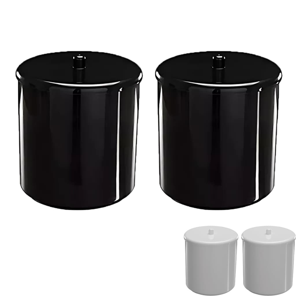 Kit 2 Cestos De Lixo Cozinha E Banheiro Lixeira 6 Litros