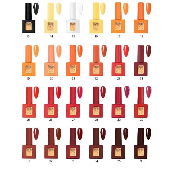 Esmalte Gel  De Unha ANVISA VERMELHO FREE TPO/DMPT/Outono TONS TINTINNAIL Coleção Love story 12ml