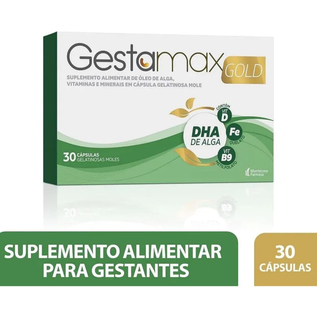 Gestamax Gold Suplemento Alimentar 30 Cápsulas
