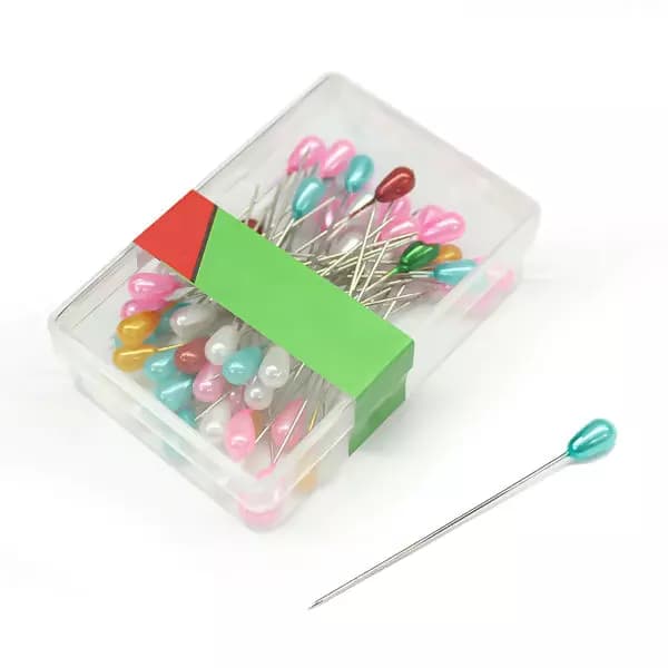 Alfinete de Cabeça Plástico Pérola 55mm Caixa SP422 50un - 020614