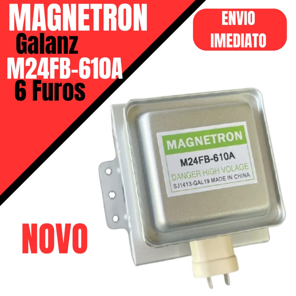Magnetron para microondas compatível Brastemp Consul M24fb-610a Novo