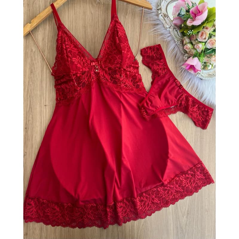 camisola sexy de renda camisola lisa sexy sensual camisola aconpanha fio  camisola confortável (camisola lisa)