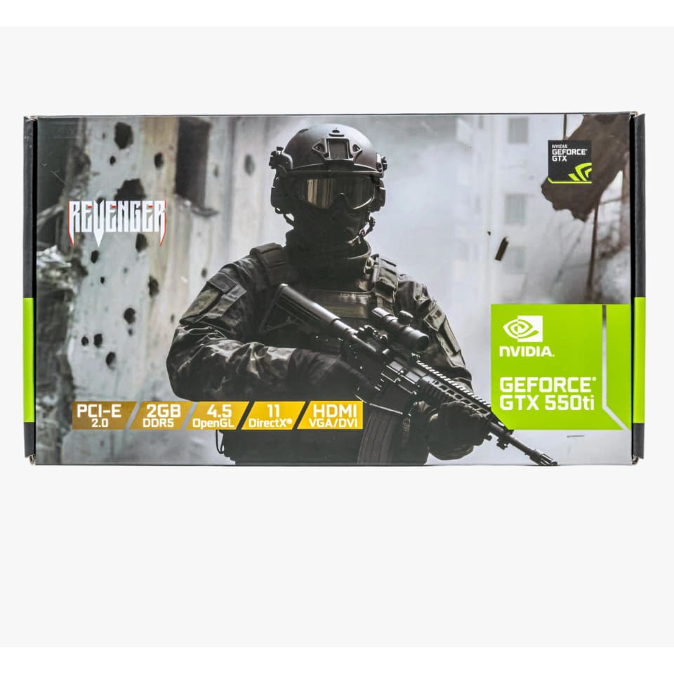 Placa De Video Nvidia Geforce Gt610 2gb Ddr3 E Gtx 550ti 4gb Ddr5  Hdmi Vga Dvi