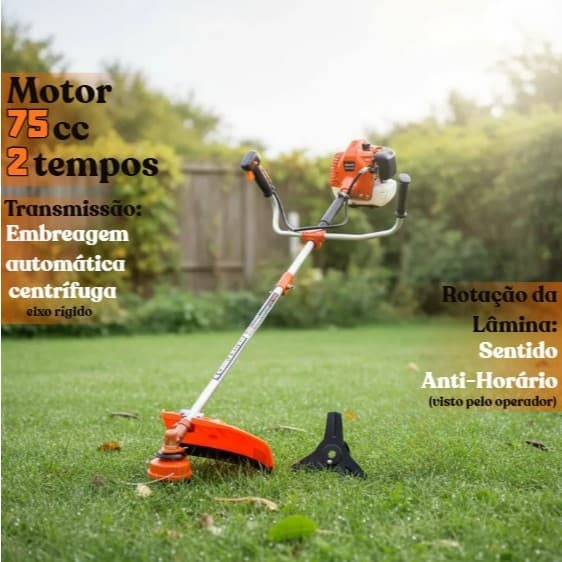 MOTOPODADOR  ROÇADEIRA PODADOR DE GALHOS APARADOR DE GRAMA 75CC-PRO MOTOPODA