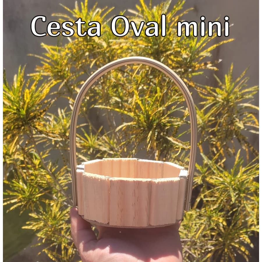 Kit  Cesta Oval Mini 12x10 cm Dia das maes namorados Pascoa Natal Lembrancinha Mimos Decoração