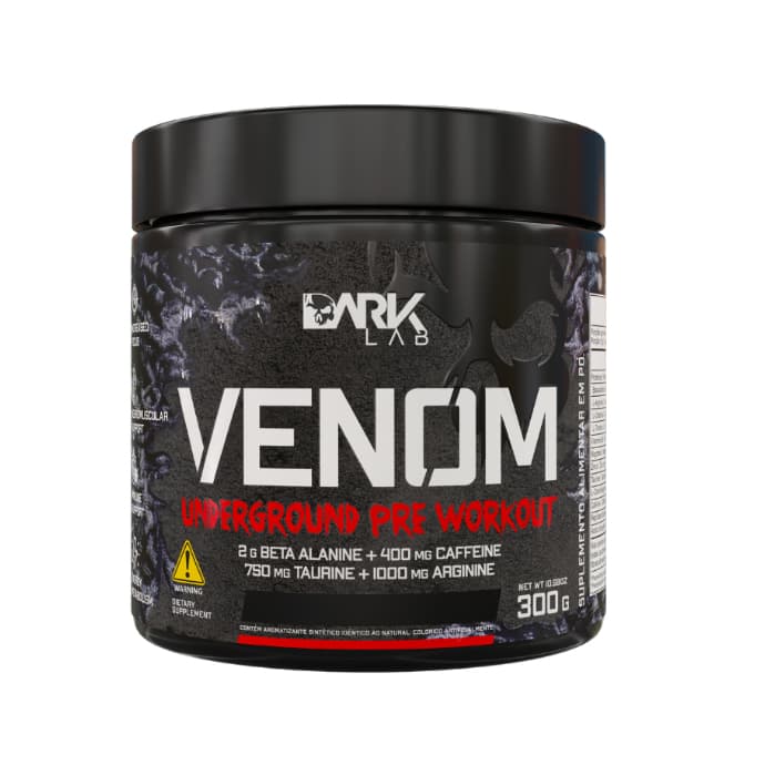 Pré Treino Venom Underground Pre Workout 300g Dark Lab