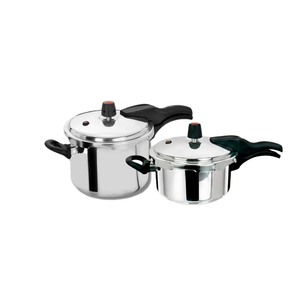 Jogo 2 Panelas de Pressão 3 e 4,5 litros Fechamento externo Fortlar